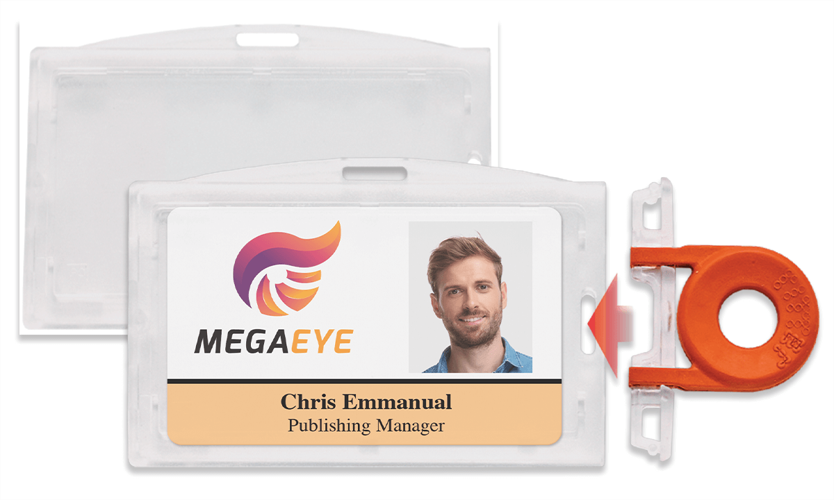 Porta-cartão premium rígido multicartão com fecho por chave