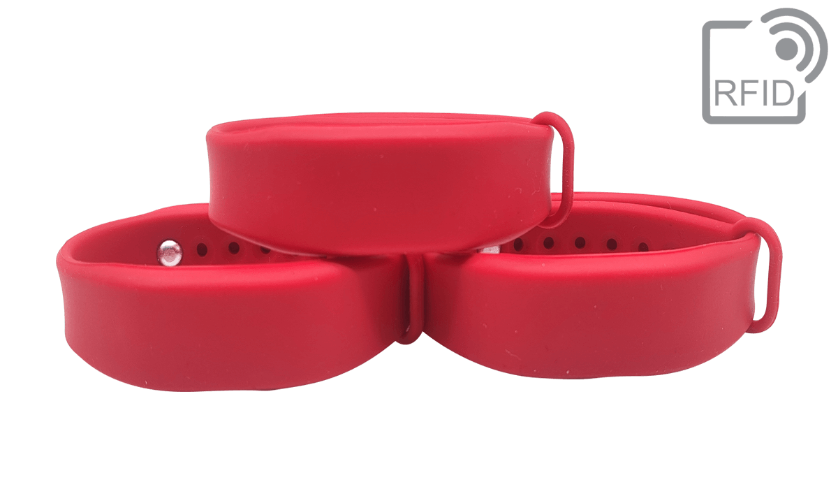Pulseiras RFID de silicone Slim Watch