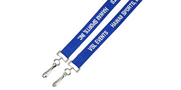 Lanyards económicos de extremidade aberta personalizados 20mm - Impressão a uma cor