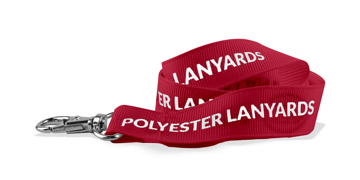 Lanyards económicos para eventos personalizados 25mm - Impressão a uma cor