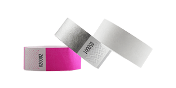 Pulseiras de Tyvek de 25 mm