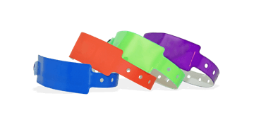 Pulseiras de vinil largas 25 mm