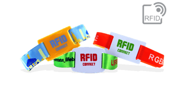 Pulseiras de tecido PDC Smart com acessório deslizante (Slider) RFID